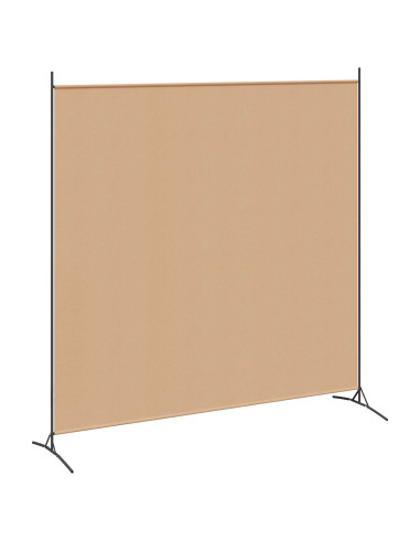 Divider per Stanze a Pannello Singolo Beige 175 x 180 cm
