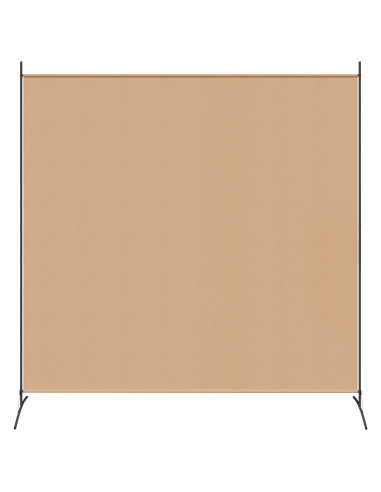 Divider per Stanze a Pannello Singolo Beige 175 x 180 cm