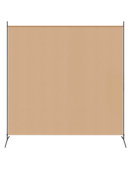Divider per Stanze a Pannello Singolo Beige 175 x 180 cm