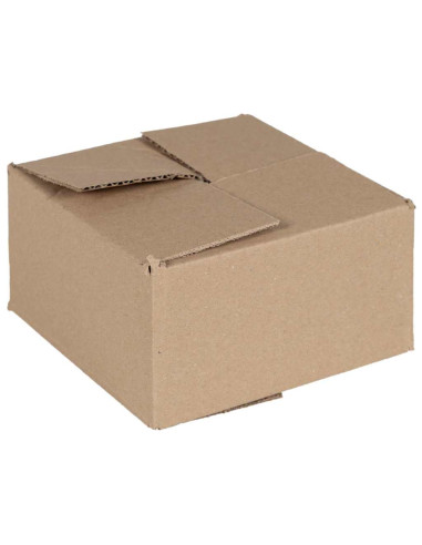 Scatola Pieghevole 50 pcs Naturale 15 x 15 x 8 cm Cartone