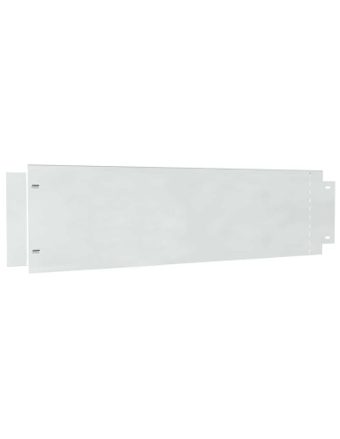 Bordure per prato 5 pcs Argento 100 x 25 x 0,07 cm