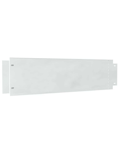 Bordure per prato 10 pcs Argento 100 x 25 x 0,07 cm