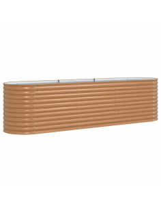Letto Rialzato Marrone 320 x 80 x 81 cm Acciaio 2