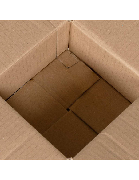 Scatola Pieghevole 50 pcs Naturale 15 x 15 x 8 cm Cartone