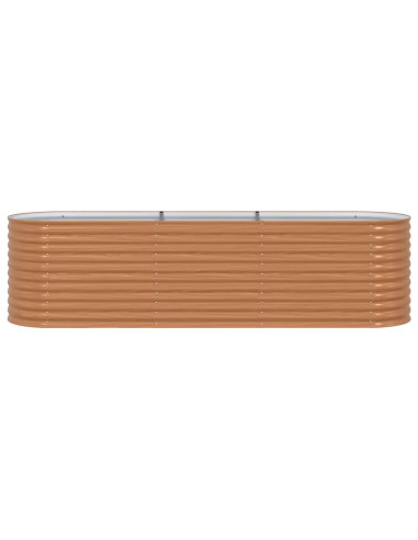 Letto Rialzato Marrone 320 x 80 x 81 cm Acciaio