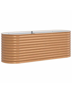 Letto Rialzato Marrone 240 x 80 x 81 cm Acciaio 2