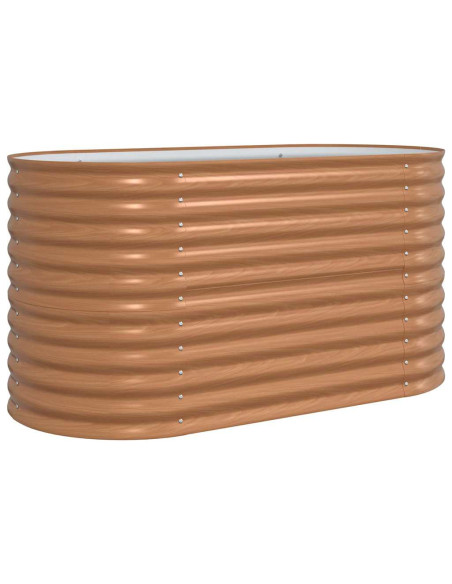 Letto Rialzato Marrone 160 x 80 x 81 cm Acciaio