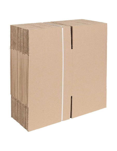 Scatola Pieghevole 50 pcs Naturale 20 x 20 x 20 cm Cartone