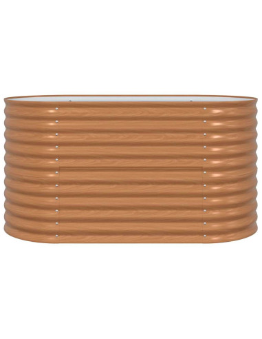 Letto Rialzato Marrone 160 x 80 x 81 cm Acciaio