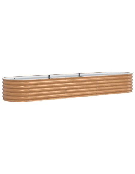 Letto Rialzato Marrone 320 x 80 x 44 cm Acciaio