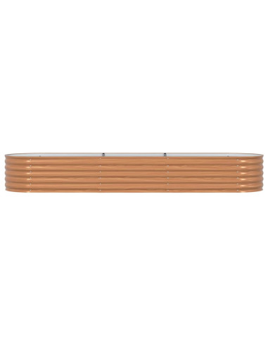 Letto Rialzato Marrone 320 x 80 x 44 cm Acciaio