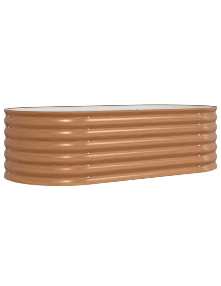Letto Rialzato Marrone 160 x 80 x 44 cm Acciaio