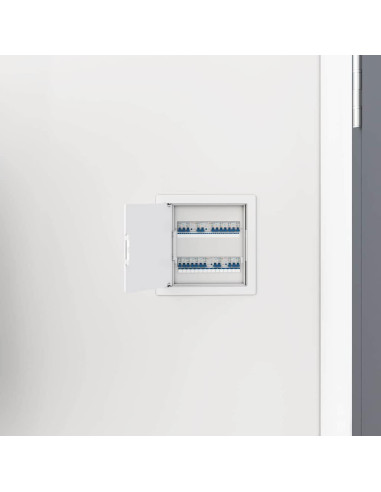 Pannelli di Accesso 2 pcs Bianco 15 x 15 cm Plastica ABS