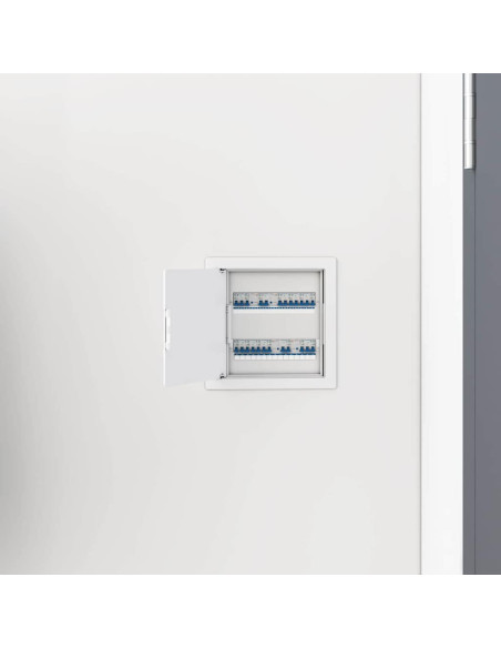 Pannelli di Accesso 2 pcs Bianco 15 x 15 cm Plastica ABS