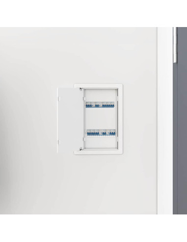 Pannelli di Accesso 2 pcs Bianco 15 x 23 cm Plastica ABS