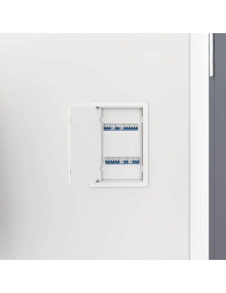 Pannelli di Accesso 2 pcs Bianco 15 x 23 cm Plastica ABS