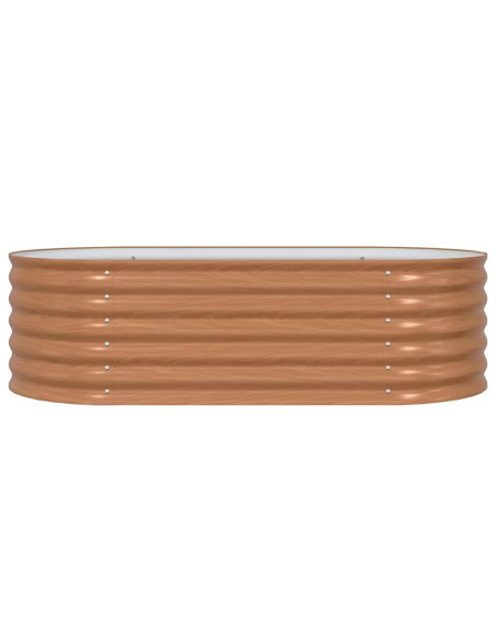 Letto Rialzato Marrone 160 x 80 x 44 cm Acciaio