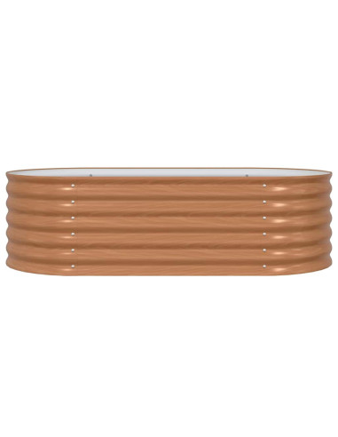 Letto Rialzato Marrone 160 x 80 x 44 cm Acciaio
