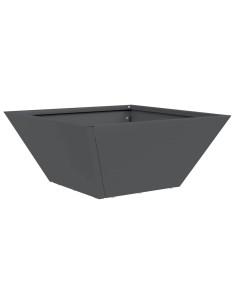 Vaso da giardino Antracite 35 x 35 x 15 cm 2