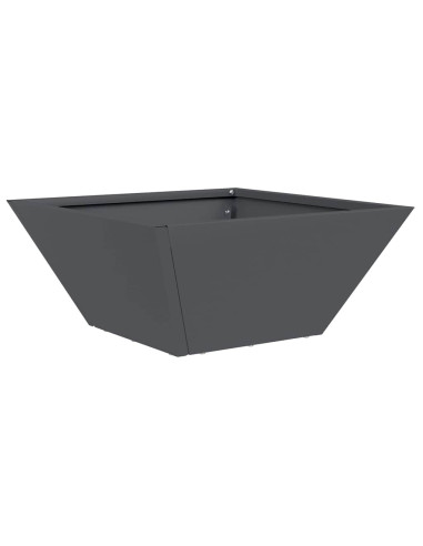 Vaso da giardino Antracite 35 x 35 x 15 cm