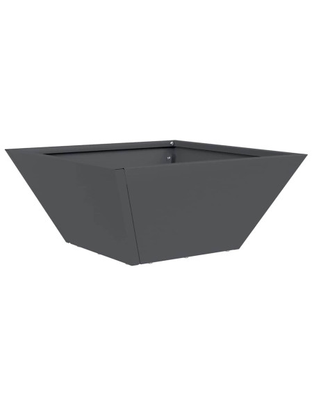 Vaso da giardino Antracite 35 x 35 x 15 cm