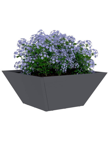 Vaso da giardino Antracite 35 x 35 x 15 cm