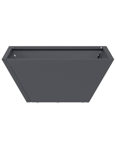Vaso da giardino Antracite 35 x 35 x 15 cm