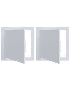 Pannelli di Accesso 2 pcs Bianco 15 x 15 cm Plastica ABS 2
