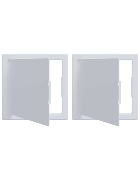 Pannelli di Accesso 2 pcs Bianco 15 x 15 cm Plastica ABS