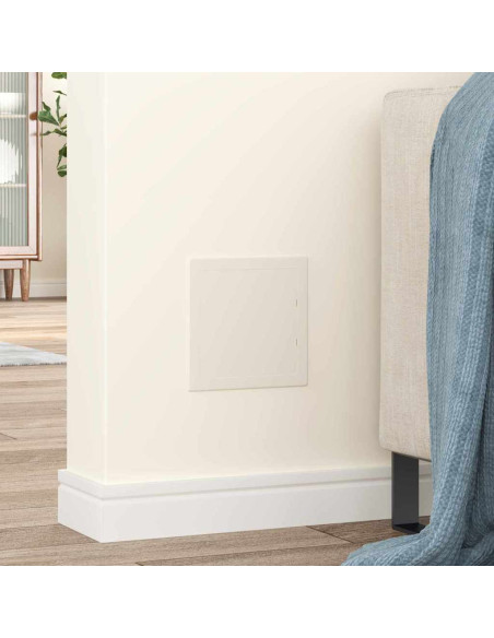 Pannelli di Accesso 2 pcs Bianco 15 x 15 cm Plastica ABS