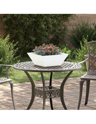 Vaso da giardino Bianco 40 x 40 x 15 cm