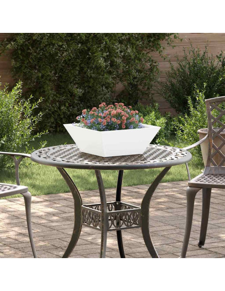 Vaso da giardino Bianco 40 x 40 x 15 cm