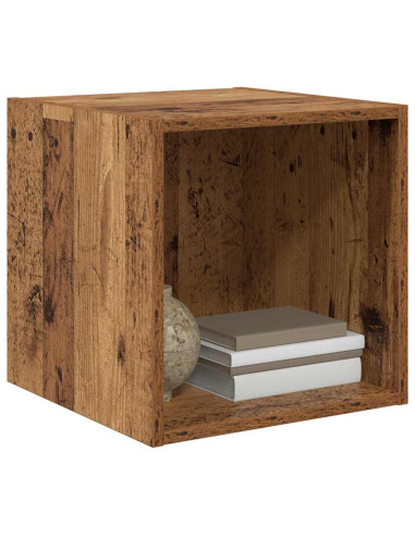 Armadietto a muro 2 pcs Legno vecchio 37 x 37 x 37 cm