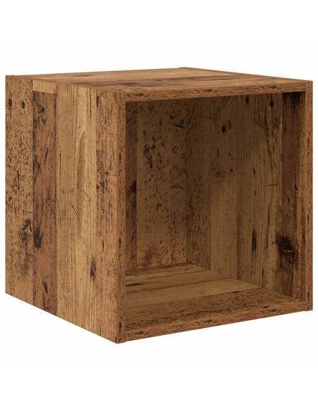 Armadietto a muro 2 pcs Legno vecchio 37 x 37 x 37 cm