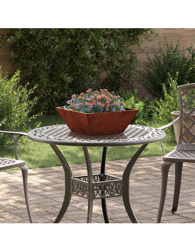 Vaso da giardino Ruggine 40 x 40 x 15 cm