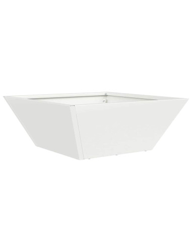 Vaso da giardino Bianco 40 x 40 x 15 cm