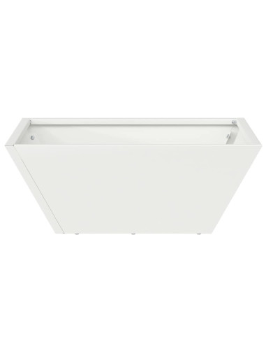 Vaso da giardino Bianco 40 x 40 x 15 cm