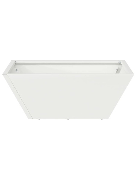 Vaso da giardino Bianco 40 x 40 x 15 cm