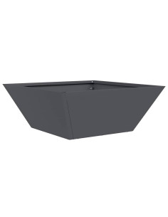 Vaso da giardino Antracite 40 x 40 x 15 cm 2
