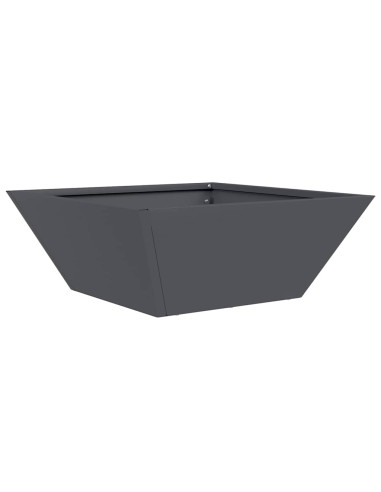Vaso da giardino Antracite 40 x 40 x 15 cm