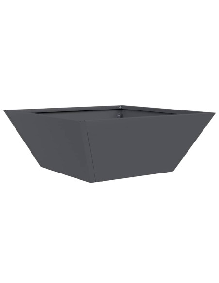 Vaso da giardino 5 pcs Antracite 40 x 40 x 15 cm