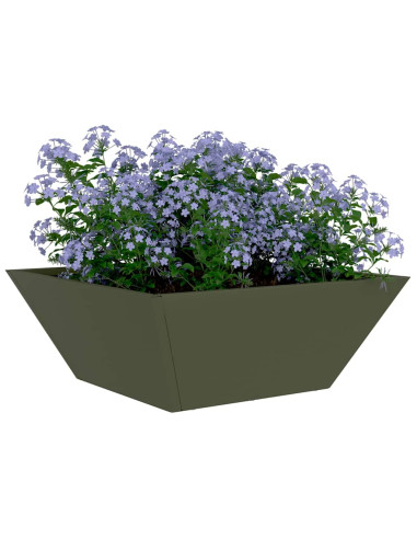 Vaso da giardino Verde oliva 40 x 40 x 15 cm