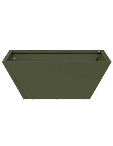 Vaso da giardino Verde oliva 40 x 40 x 15 cm