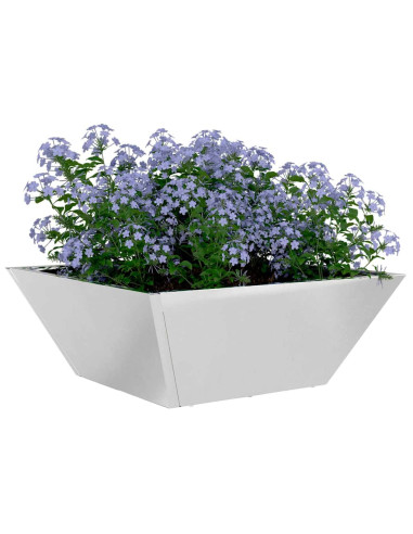 Vaso da giardino 5 pcs Argento 40 x 40 x 15 cm