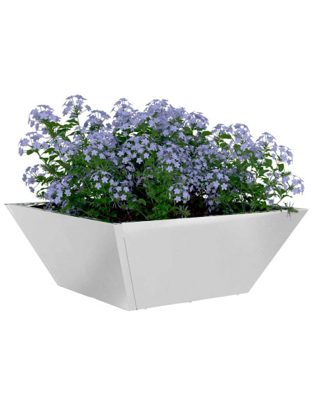 Vaso da giardino 5 pcs Argento 40 x 40 x 15 cm