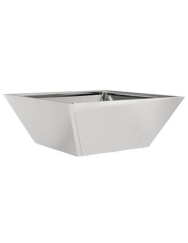 Vaso da giardino 5 pcs Argento 40 x 40 x 15 cm