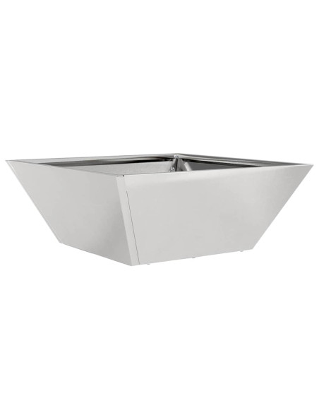 Vaso da giardino 5 pcs Argento 40 x 40 x 15 cm