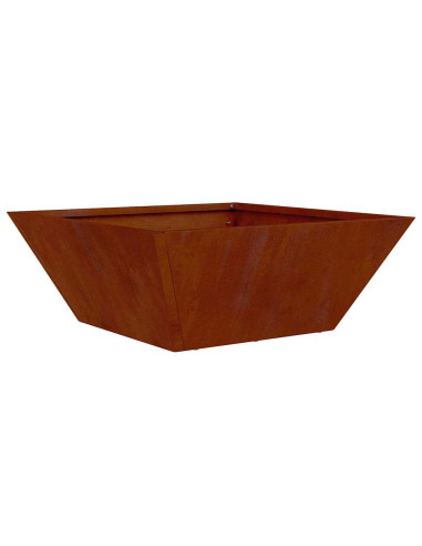 Vaso da giardino Ruggine 40 x 40 x 15 cm