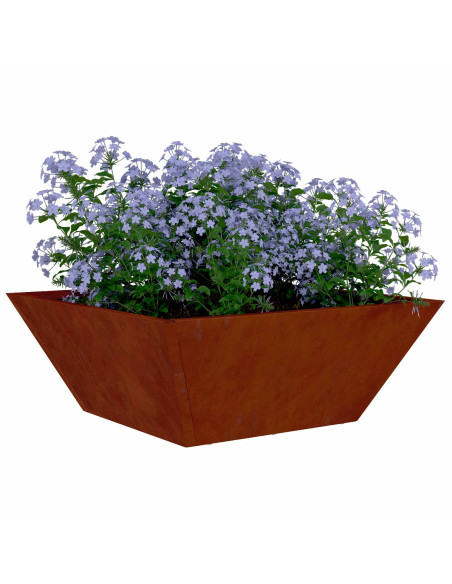 Vaso da giardino Ruggine 40 x 40 x 15 cm