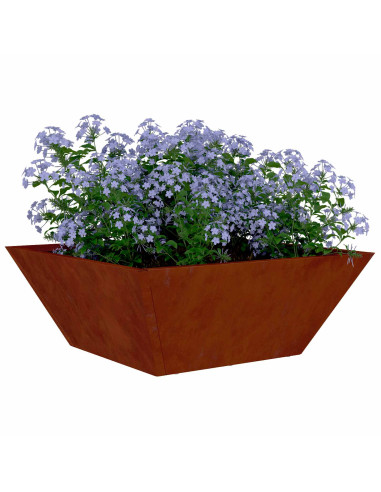 Vaso da giardino 5 pcs Ruggine 40 x 40 x 15 cm